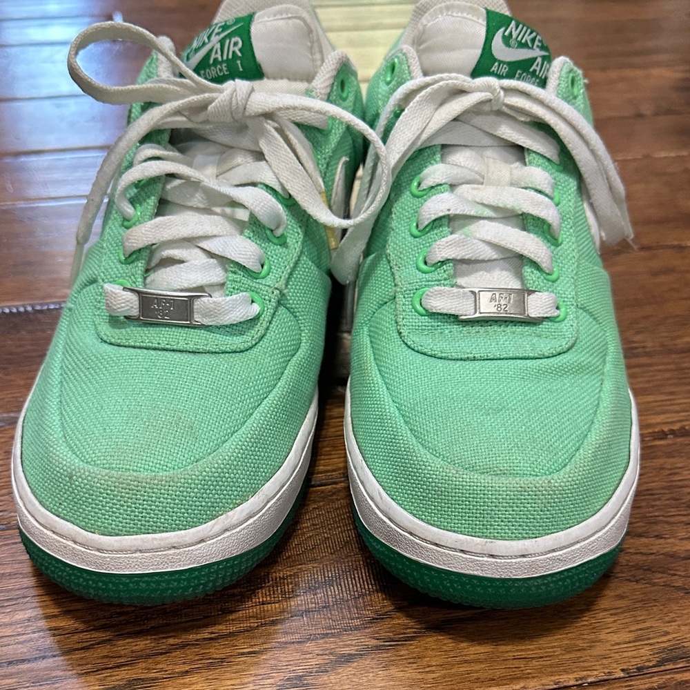 Nike Air Force 1 Low Canvas Tourmaline size 9.5 - Picture 6 of 10